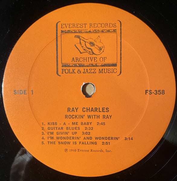 Ray Charles : Rockin' With Ray (LP, Comp)