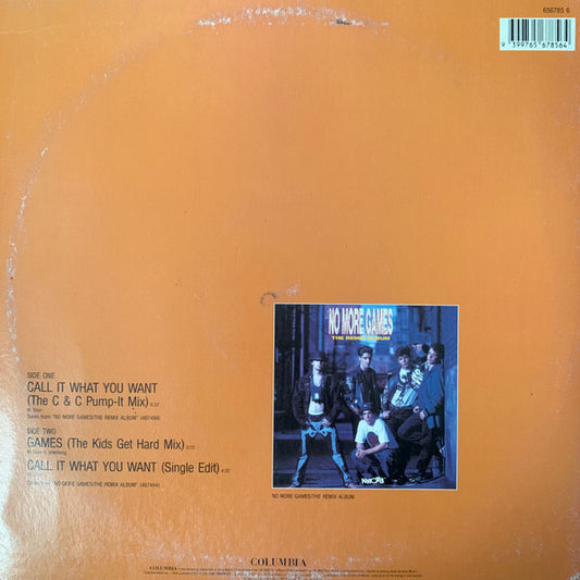 New Kids On The Block : Call It What You Want (12")