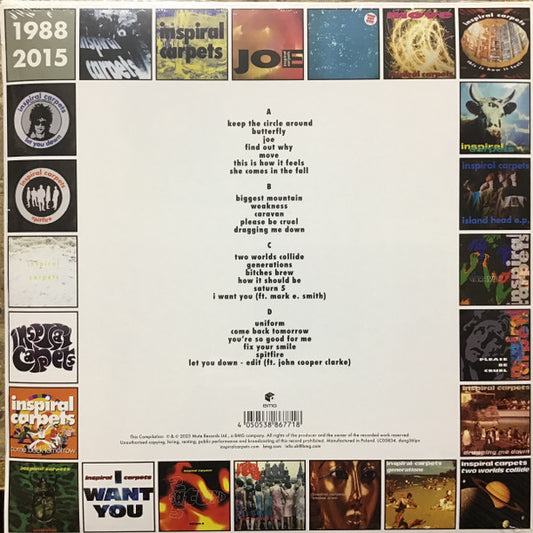 Inspiral Carpets : The Complete Singles (2xLP, Comp, Ltd, RM)