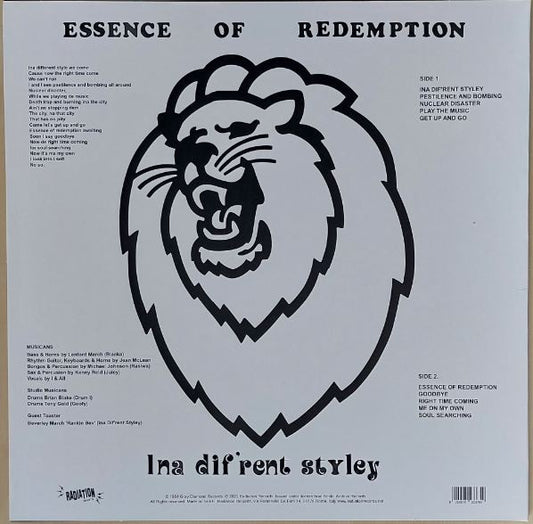 Sceptre (2) : Essence Of Redemption - Ina Dif'rent Styley (LP, Album, Ltd, RE)