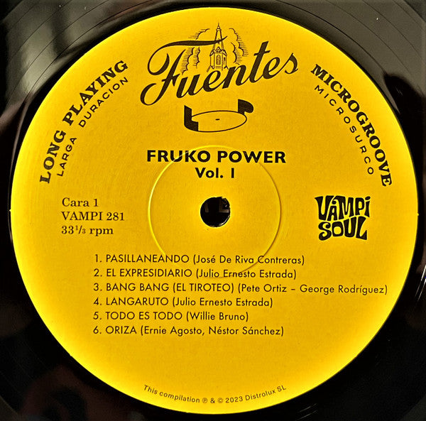 Fruko Y Sus Tesos : Fruko Power Vol.1: Rarities & Deep Album Cuts 1970-1974 (2xLP, Comp)