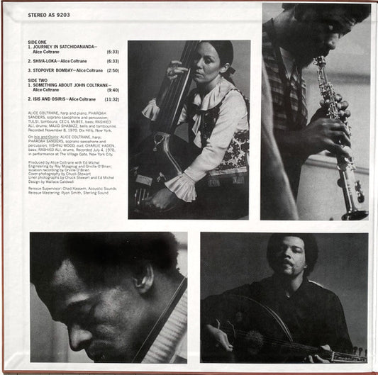 Alice Coltrane Featuring Pharoah Sanders : Journey In Satchidananda (LP, Album, RE, 180)