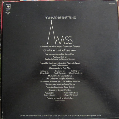 Leonard Bernstein : Mass (2xLP + Box)