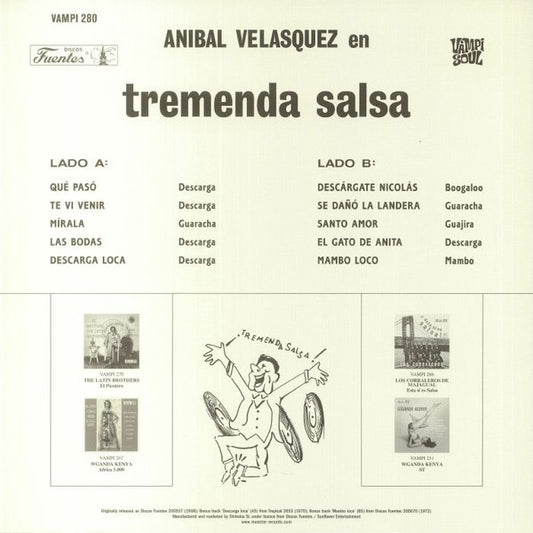 Aníbal Velásquez Y Su Conjunto : Aníbal Velásquez En Tremenda Salsa (LP, Album, RE)