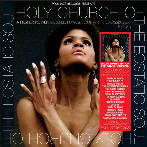 Various : Holy Church Of The Ecstatic Soul (A Higher Power: Gospel, Funk & Soul At The Crossroads 1971-83) (LP, RSD, Comp, Ltd, Red)