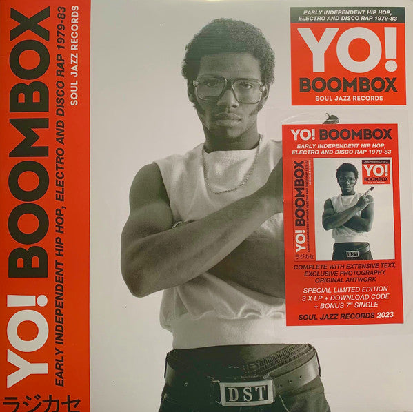 Various : Yo! Boombox (Early Independent Hip Hop, Electro And Disco Rap 1979-83) (3xLP, Comp + 7" + Ltd)