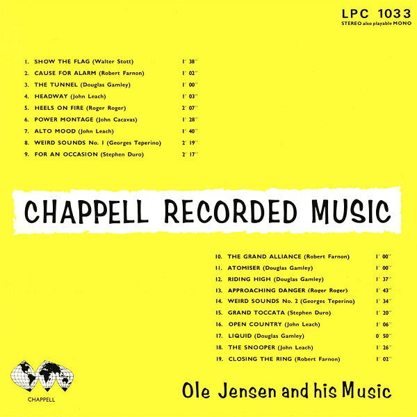 Ole Jensen And His Music : Chappell Recorded Music (LP)