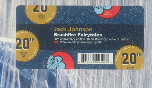 Jack Johnson : Brushfire Fairytales (LP, Album, RE, RM, 20t)