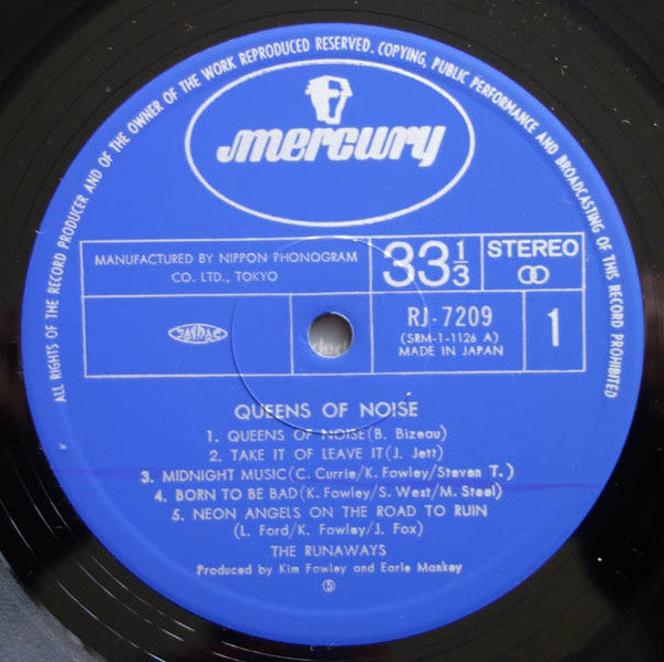 The Runaways = ザ・ランナウェイズ* : Queens Of Noise = クイーン・オブ・ノイズ ザ・ランナウェイズ II (LP, Album, Gat)