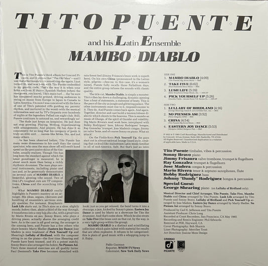 Tito Puente & His Latin Ensemble Special Guest George Shearing : Mambo Diablo (LP, Album, RE, RM)