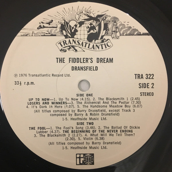 Dransfield : The Fiddler's Dream (LP, Album)