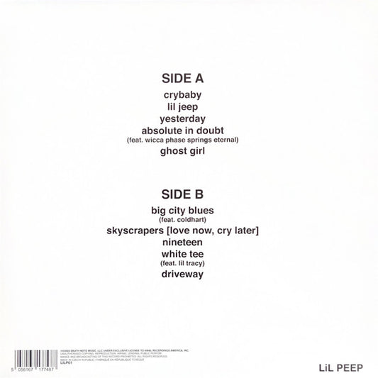 Lil Peep : Crybaby (12", Mixtape, RE, Whi)