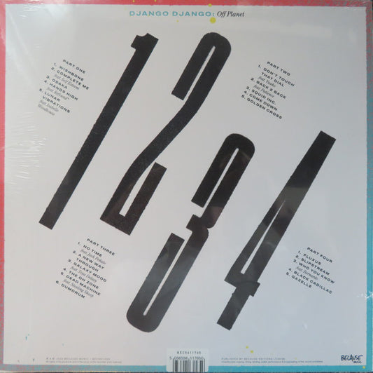 Django Django : Off Planet Parts 1-4 (2xLP, Album, Ltd, Whi)