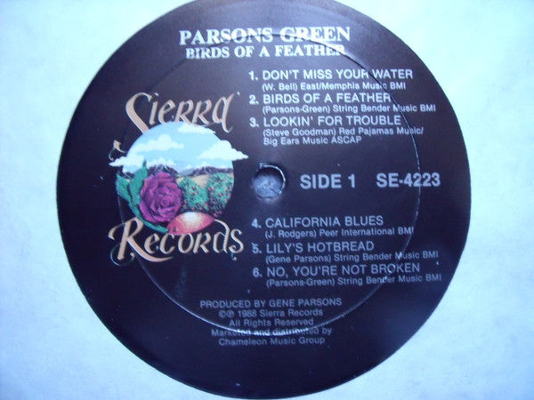 Parsons Green : Birds Of A Feather (LP, Album)