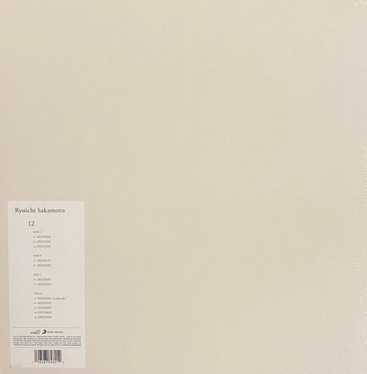 Ryuichi Sakamoto : 12 (2xLP, Album)