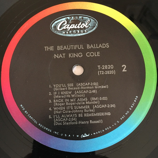 Nat King Cole : The Beautiful Ballads (LP, Comp, Mono)