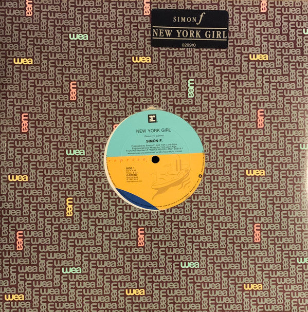 Simon Fellowes : New York Girl (12", Single)