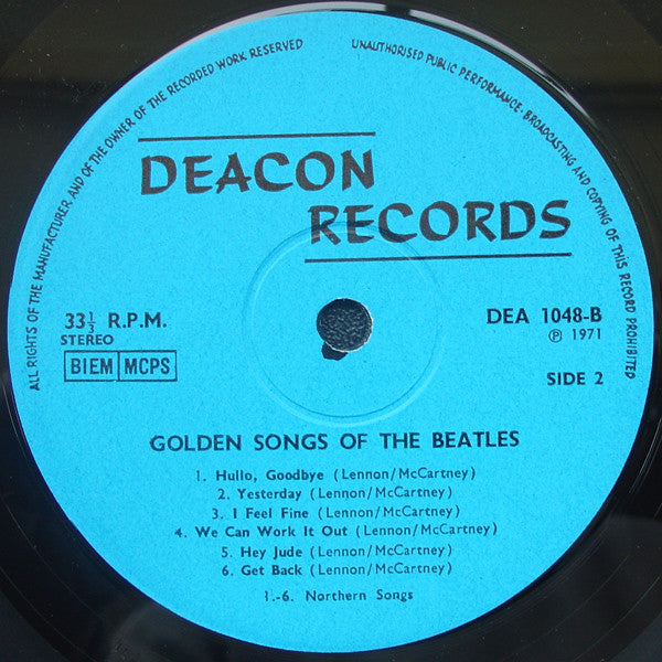 Supersession Workshop : Golden Songs Of The Beatles (LP, Album)