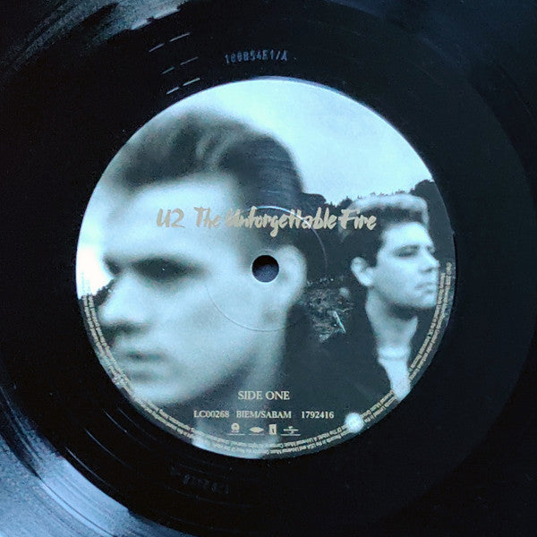 U2 : The Unforgettable Fire (LP, Album, RE)