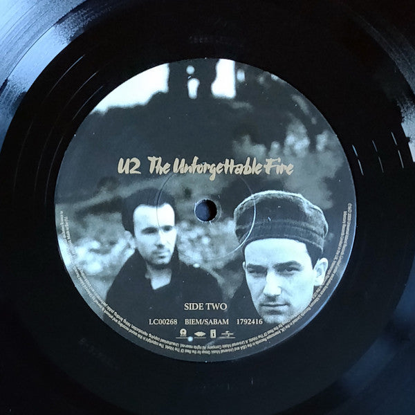 U2 : The Unforgettable Fire (LP, Album, RE)
