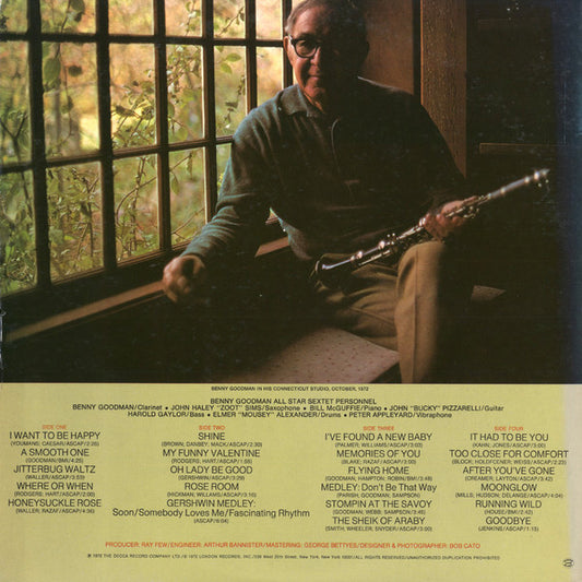 Benny Goodman Sextet : On Stage With Benny Goodman & His Sextet Recorded "Live" In Copenhagen (2xLP)