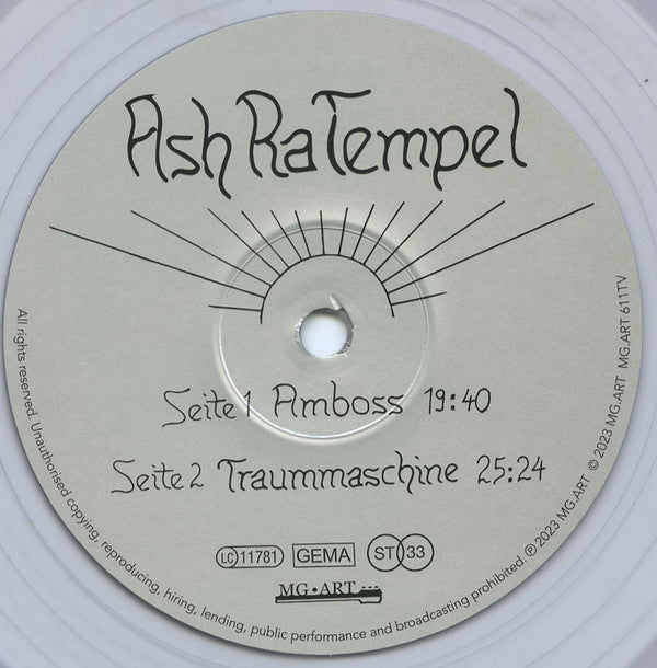 Ash Ra Tempel : Ash Ra Tempel (LP, Album, Ltd, RE, 50t)
