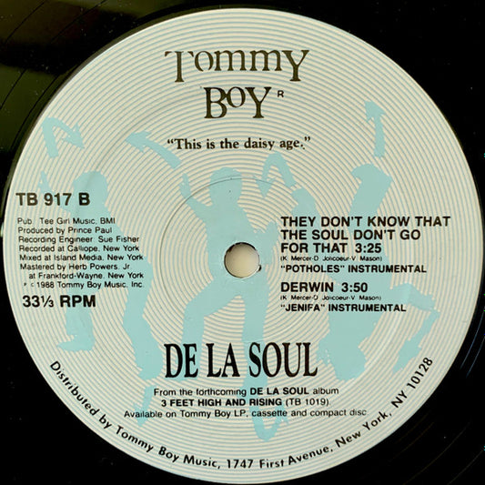 De La Soul : Jenifa (Taught Me) (12", RP)