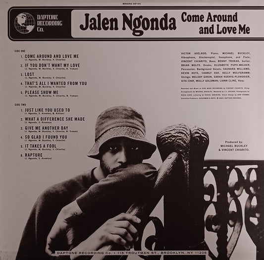 Jalen N'Gonda : Come Around And Love Me (LP, Album, Mono)