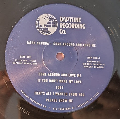 Jalen N'Gonda : Come Around And Love Me (LP, Album, Mono)