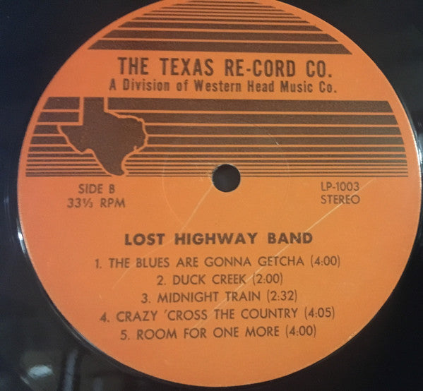 Lost Highway Band : Travelin' Light (LP, Album)