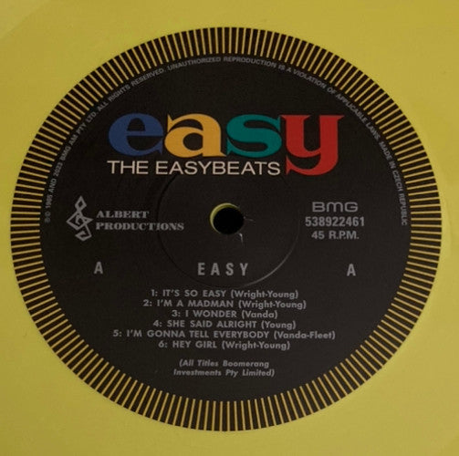 The Easybeats : Easy (2xLP, Album, RE, Yel)