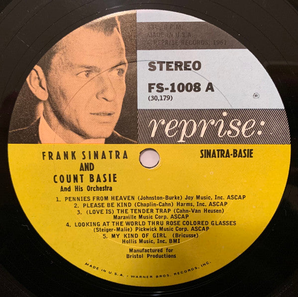 Frank Sinatra - Count Basie : Sinatra - Basie: An Historic Musical First (LP, Album, RE)