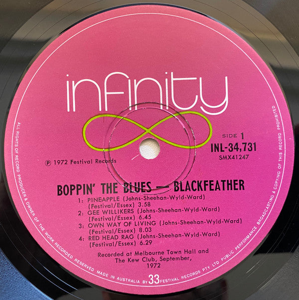 Blackfeather : Boppin' The Blues (LP, Album)