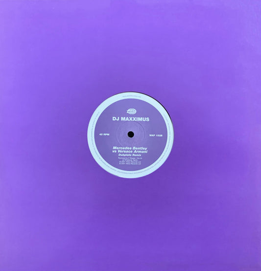 Something J / DJ Maxximus : Mercedes Bentley Vs Versace Armani (12")