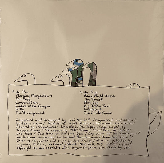 Joni Mitchell : Ladies Of The Canyon (LP, Album, RE)