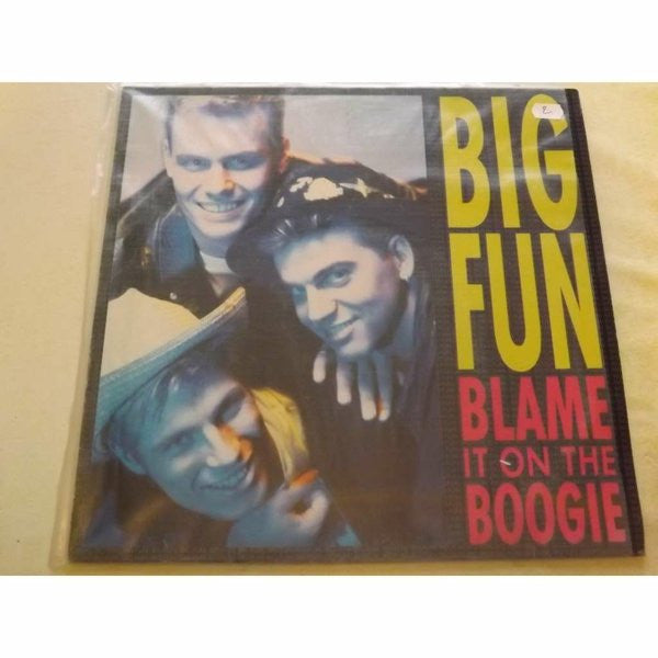 Big Fun : Blame It On The Boogie (12")