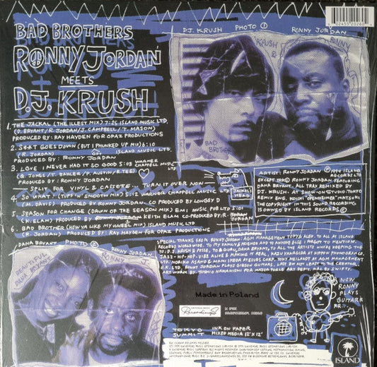 Ronny Jordan Meets DJ Krush : Bad Brothers (12", MiniAlbum, RE, Tur)
