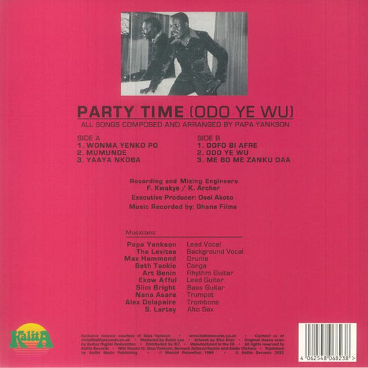 Kofi Papa Yankson : Party Time (Odo Ye Wu) (LP, Album)
