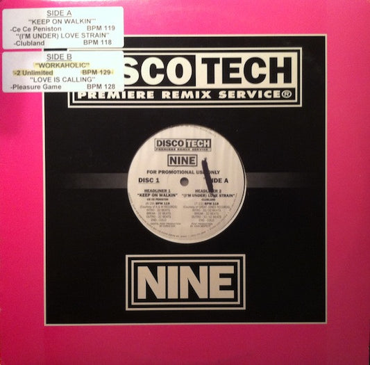 Various : DiscoTech Nine (2x12", Comp, Promo)