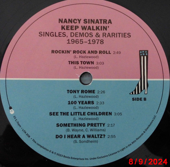 Nancy Sinatra : Keep Walkin': Singles, Demos & Rarities 1965-1978 (2xLP, Album, Comp, Ltd)