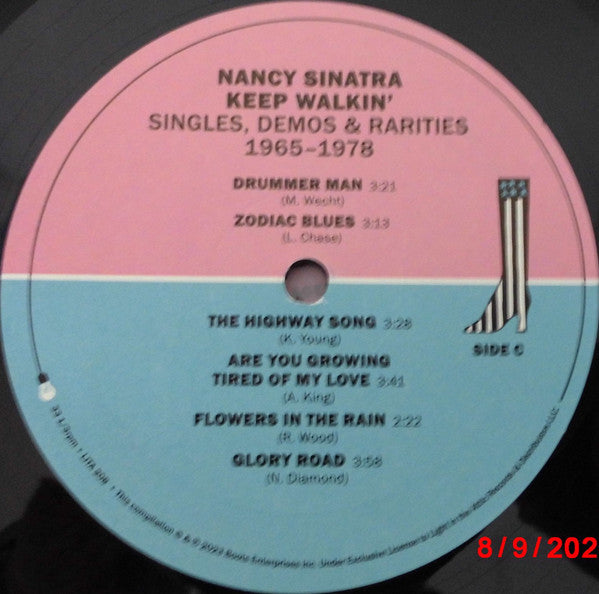 Nancy Sinatra : Keep Walkin': Singles, Demos & Rarities 1965-1978 (2xLP, Album, Comp, Ltd)