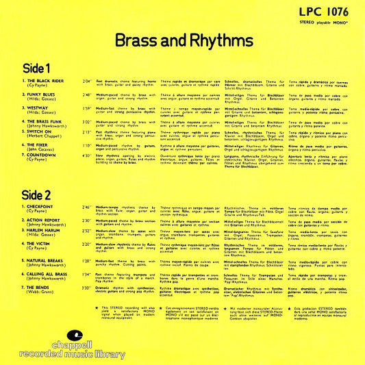 Mark Duval And His Music : Brass And Rhythms (LP)