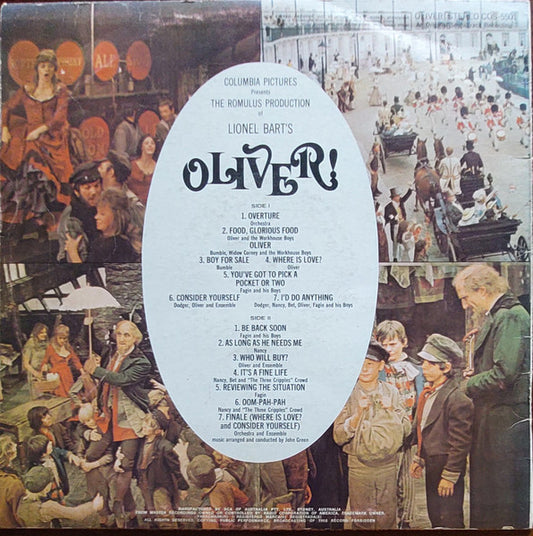 Lionel Bart : Oliver! - Original Soundtrack Recording (LP, Album, S/Edition)