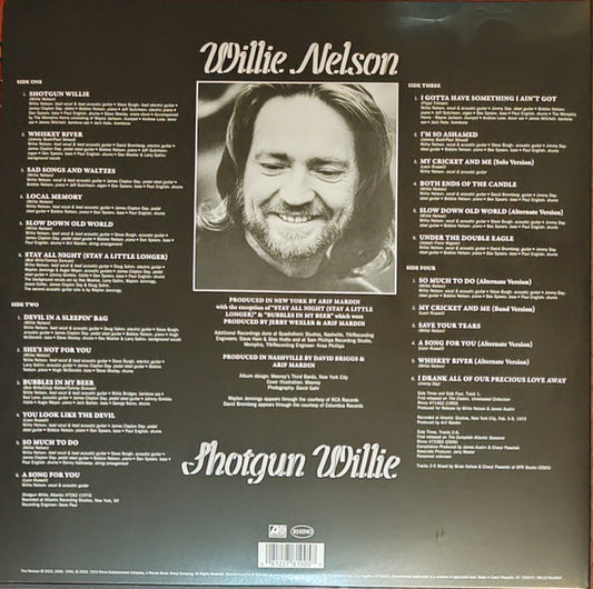 Willie Nelson : Shotgun Willie (LP, Album, RE + LP + RSD)