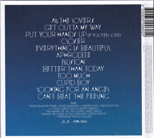 Kylie Minogue : Aphrodite (CD, Album, Enh + DVD-V, NTSC + Exp)