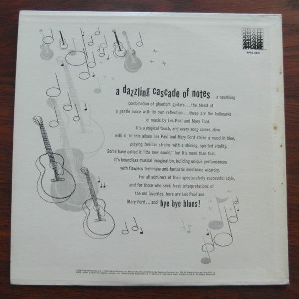 Les Paul & Mary Ford : Bye Bye Blues! (LP, Album, Mono, RE)