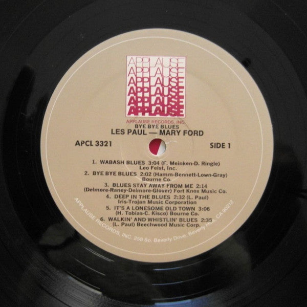 Les Paul & Mary Ford : Bye Bye Blues! (LP, Album, Mono, RE)