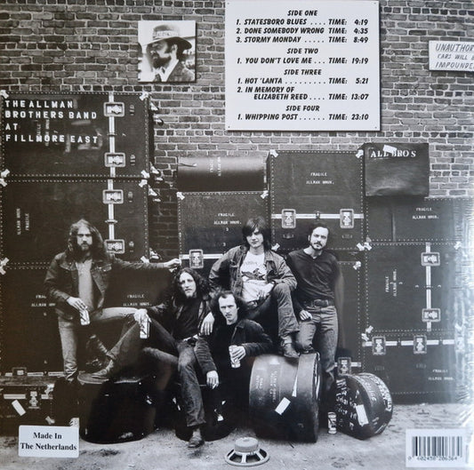 The Allman Brothers Band : The Allman Brothers Band At Fillmore East (2xLP, Album, RE, Red)