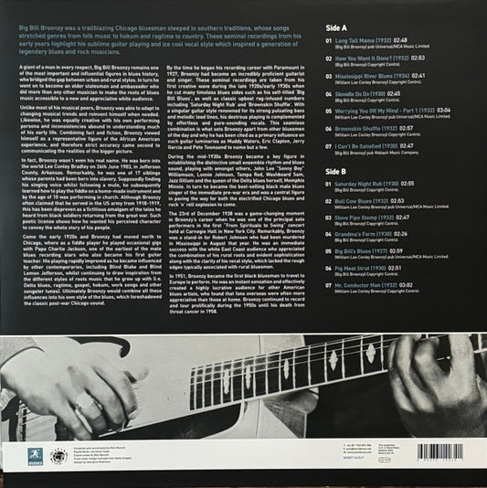 Big Bill Broonzy : The Rough Guide To Big Bill Broonzy: The Early Years (LP, Comp)