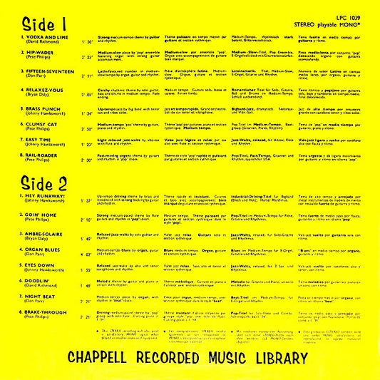 Ole Jensen And His Music : Chappell Recorded Music (LP, Album)